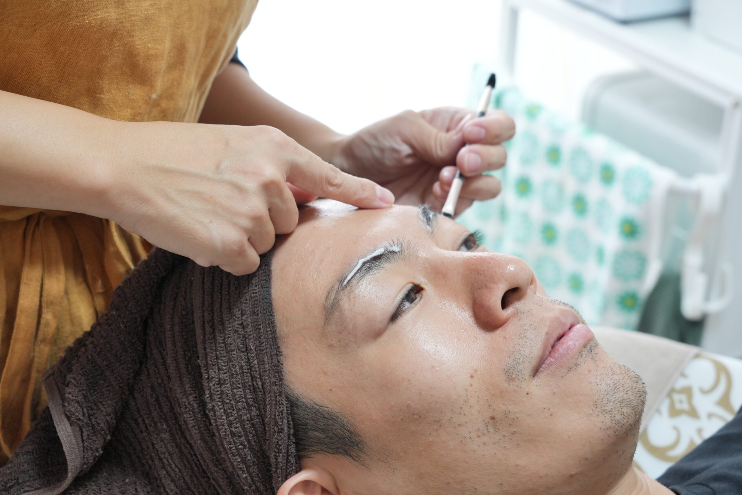 kaka’s salon 東大阪・瓢箪山の施術の様子