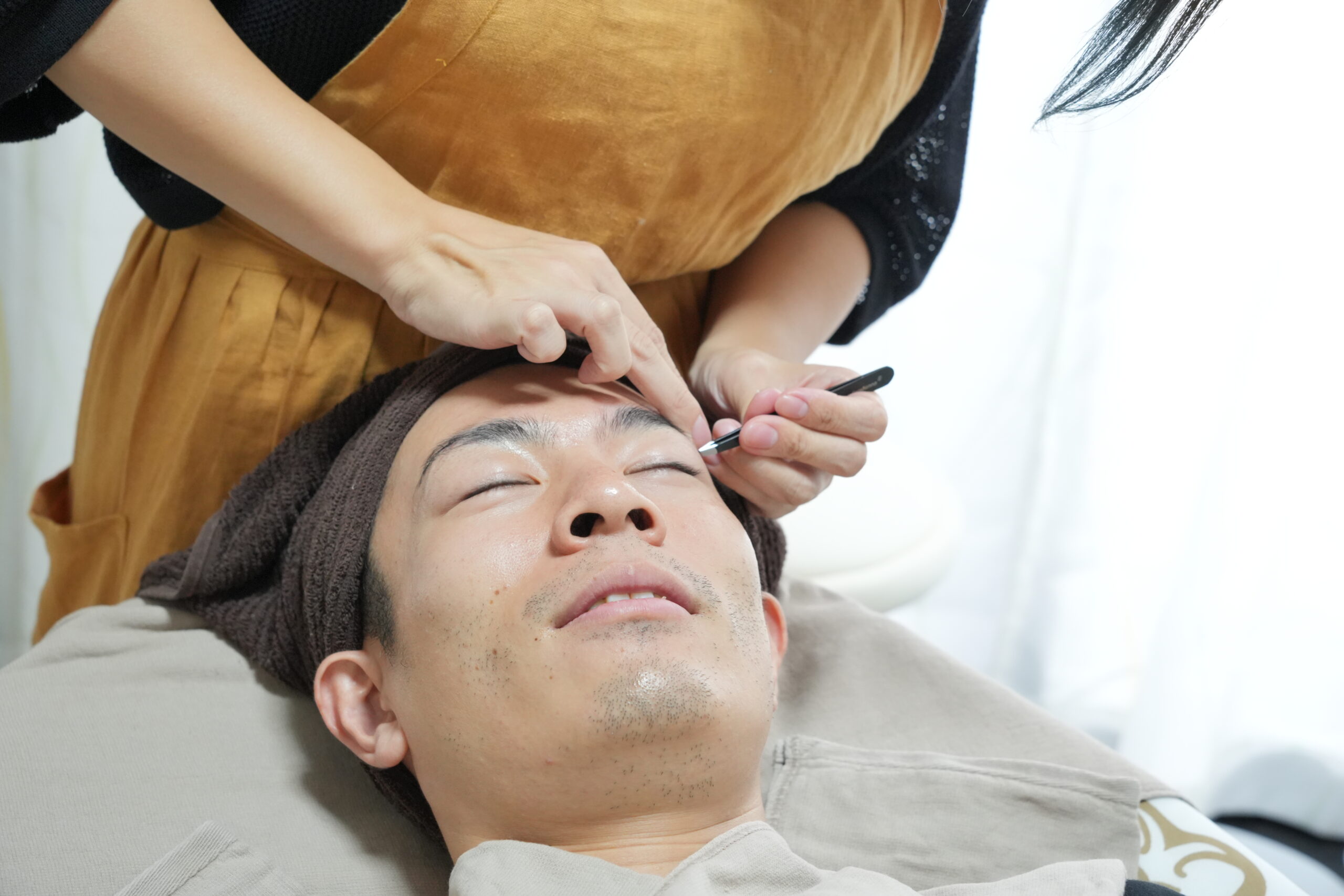 kaka’s salon 東大阪・瓢箪山の施術の様子